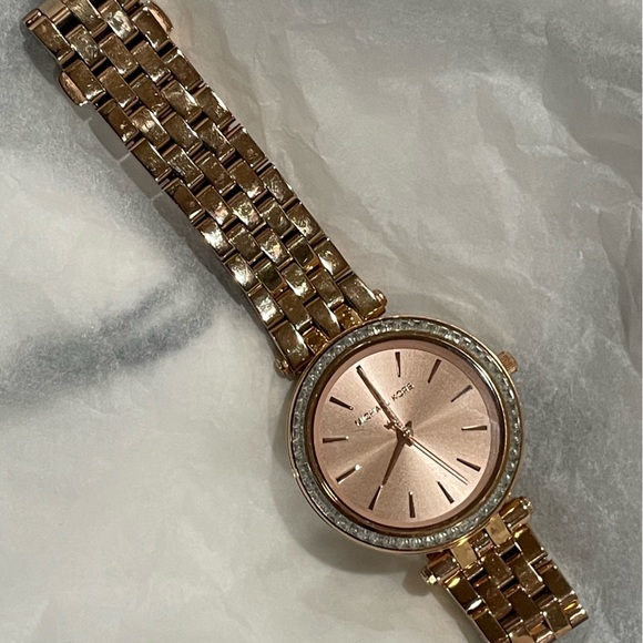 MK ROSE GOLD DIAMOND WATCH - Picture 3 of 5